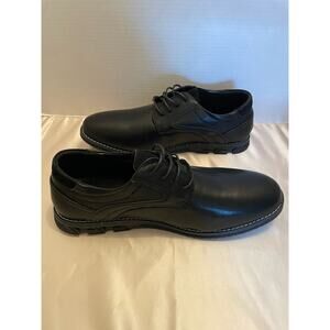 Gatsby Leather Men’s Orthopedic Work Dress Shoes black size men's 13.5